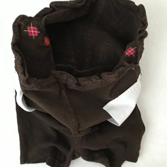 Gymboree Girls S (5-6) Set of 2, Brown Knit Cardigan & Corduroy Skort - Picture 10 of 12